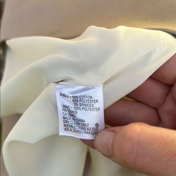 Tahari Arthur S Levine Colorblock Sleeveless Summer Dress Yellow and White 10 - Picture 13 of 16